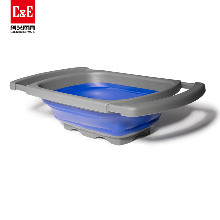 C&E Kitchenware Fold the drain basket