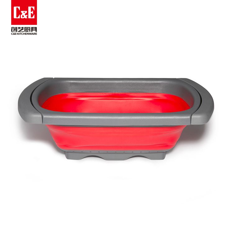 C&E Kitchenware Fold the drain basket